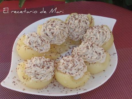 PERAS CON NUECES Y CHOCOLATE PERAS CON NUECES Y CHOCOLATE