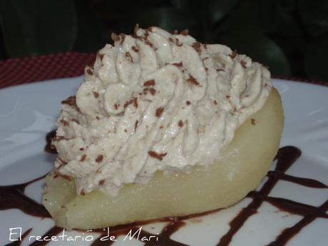 PERAS CON NUECES Y CHOCOLATE PERAS CON NUECES Y CHOCOLATE