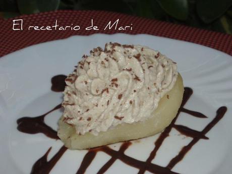 PERAS CON NUECES Y CHOCOLATE PERAS CON NUECES Y CHOCOLATE