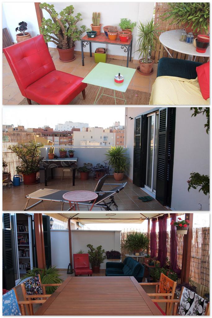 Antes y Después de la Terraza de Aina