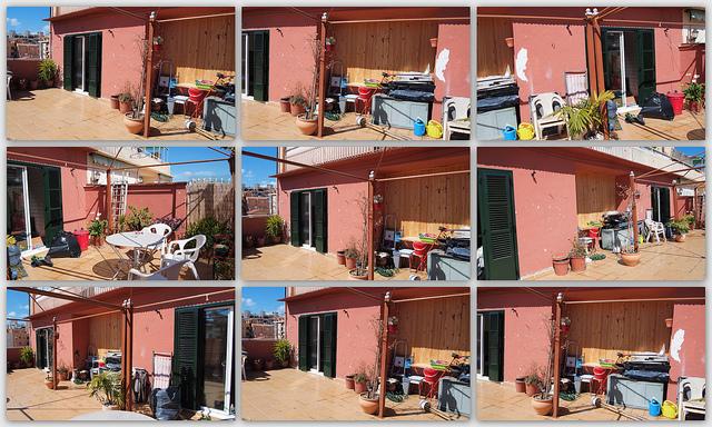 Antes y Después de la Terraza de Aina