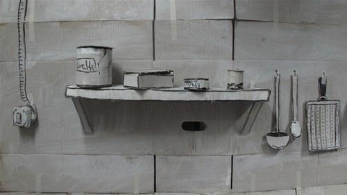 Curiosa casa de cartón