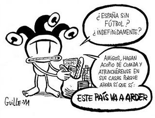 En todas partes se cuecen pelotas. España sin fútbol.