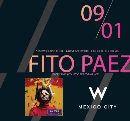 SPG Moments presenta a Fito Páez en México