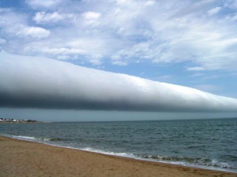 Nube rodillo en Australia