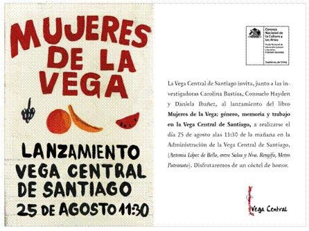 Lanzamiento del libro Mujeres de la Vega: género, memoria y trabajo en la Vega Central de Santiago