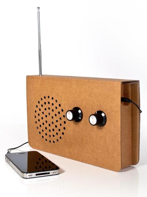 Cardboard Radio :: radio FM de cartón
