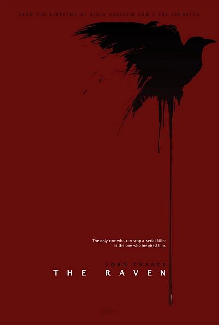 Teaser póster del thriller 'The Raven', con John Cusack como Edgar Allan Poe