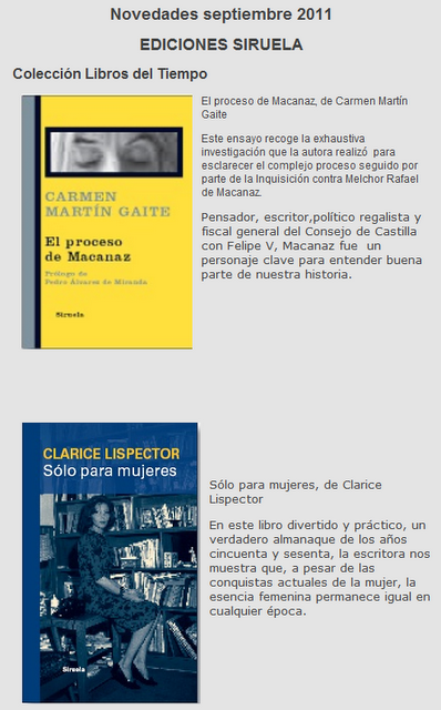 Esto no es  una entrada llena de novedades...