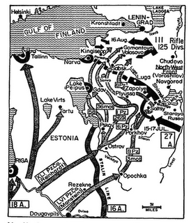 Manstein resuelve una nueva crisis al sur del Lago Ilmen - 23/08/1941.