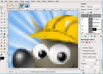 Instalando Gimp 2.7.3 Aquí llega la monoventana