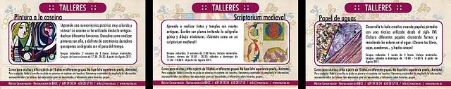TALLERES A PARTIR DE SEPTIEMBRE