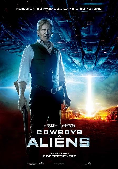 Pósters españoles de personajes de 'Cowboys & Aliens'