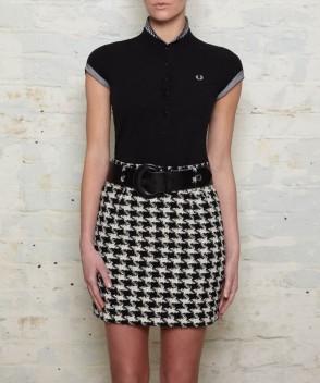 Houndstooth Collar Fred Perry Shirt