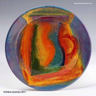 Platos de cerámica artística decorativa