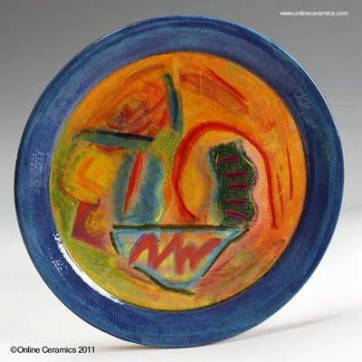 Platos de cerámica artística decorativa