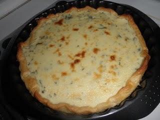 Tarta de queso a la hierbabuena