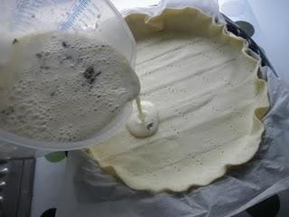 Tarta de queso a la hierbabuena