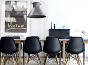 comedor blanco negro