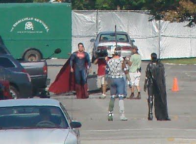Unas fotos desde los sets de Superman: Man of Steel