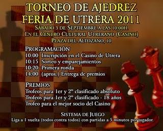 XXXII Torneo de Ajedrez Feria de Utrera 2011