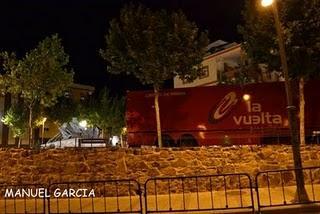 Algunas fotografías de la Vuelta Ciclista a España en Almadén