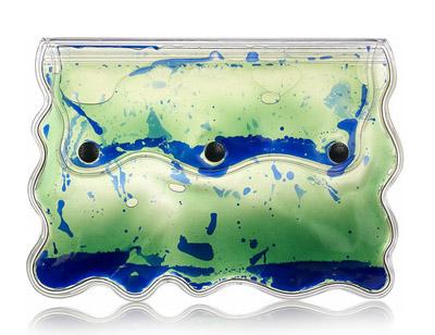 Christopher Kane Aqua Clutch