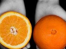 Naranja entera