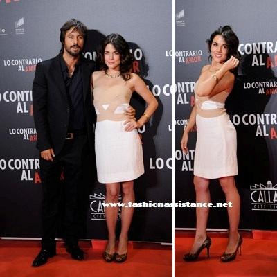 Adriana Ugarte y Hugo Silva en la noche de estreno de Lo Contrario Al Amor