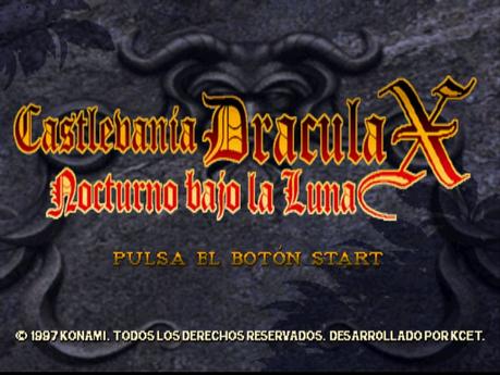 Akumajou Dracula X: Gekka no Yasoukyoku (versión japonesa de Castlevania: Symphony of the Night) de PlayStation traducido al español Akumajou Dracula X: Gekka no Yasoukyoku (versión japonesa de Castlevania: Symphony of the Night) de PlayStation traducido al español