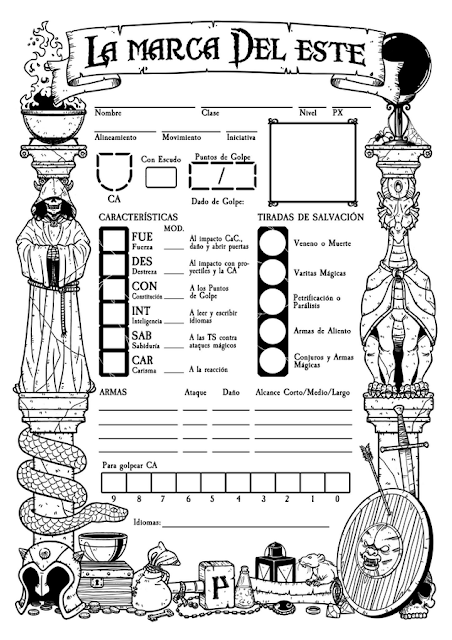 Nuevas hojas de PJ de AdlMdE para descargar Nuevas hojas de PJ de AdlMdE para descargar