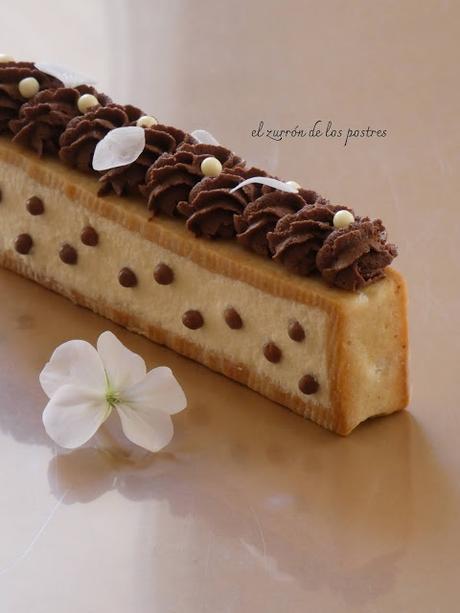 Tartaleta Rectangular hueca Crema de Limón y Cacao