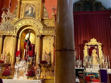 Un ratito de oración en San Roque.