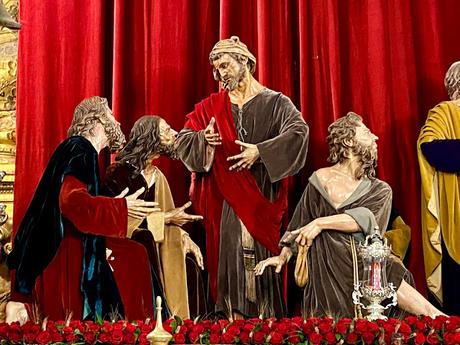 La Cena, en el altar de Los Terceros.