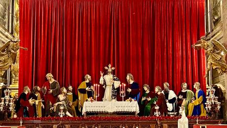 La Cena, en el altar de Los Terceros.