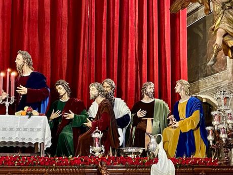 La Cena, en el altar de Los Terceros.