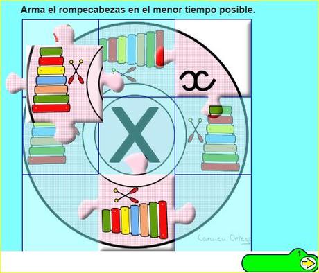 Aprendo a leer y a escribir. La X