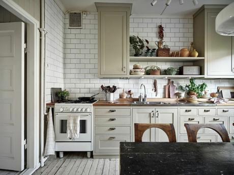 delikatissen scandinavian style scandi tiny apartment rustic style nordic kitchen landstil estilo rústico estilo escandinavo estilo campestre decoración sueca country style country kitchen cocina sueca cocina rústica cocina nórdica  