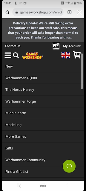 Secciones fantasma en la web de GW UK