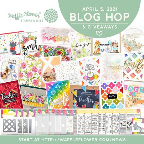 Three Ways to use Floral Stamps / Waffle Flower April Release BLOG HOP