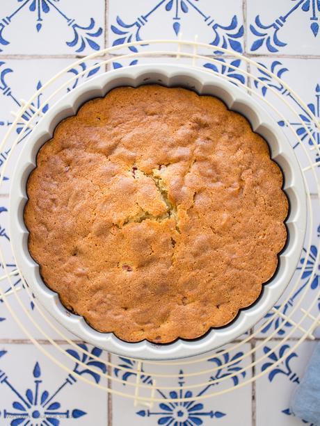 Bizcocho de queso y fresas Bizcocho de queso y fresas