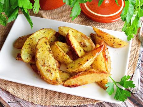 Patatas especiadas al horno