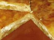 Tortilla patata queso cabra cebolla caramelizada