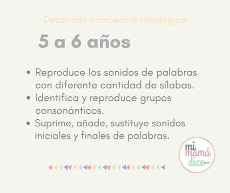 Desarrollo de la conciencia fonológica