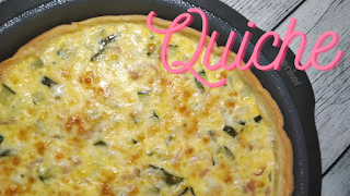 Receta de quiche de jamón york,queso y calabacín fácil y rápido Receta de quiche de jamón york,queso y calabacín fácil y rápido