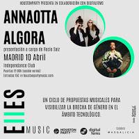 Concierto de AnnaOtta y Algora en Independance Club