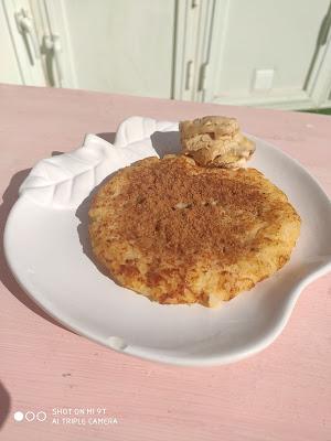 Tortilla de arroz con leche