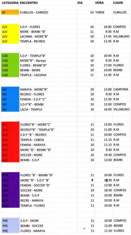 El fútbol base regresa este fin de semana a la comarca. Consulta los horarios 3