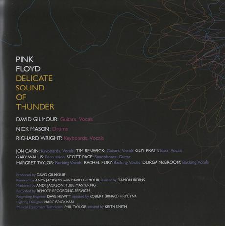 Pink Floyd - Delicate Sound of Thunder (1988) Pink Floyd - Delicate Sound of Thunder (1988)