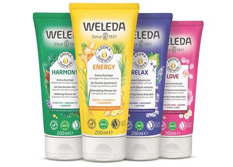 Aroma Shower, los nuevos geles de baño de Weleda 100 % naturales y biodegradables